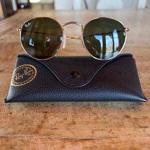 Ray-Ban RB3447 Round Metal Sunglasses